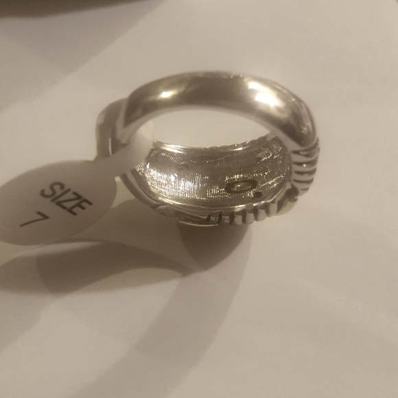 Braided X  Crossover Tapered Band Ring NEW DESIGNER 🧑‍🎨 INSPIRED 🧑‍🎨 crisscross - Picture 3 of 16